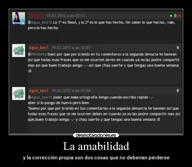 La amabilidad - y la corrección propia son dos cosas que no deberían perderse