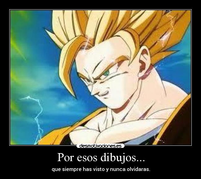 carteles dibujos goku desmotivaciones