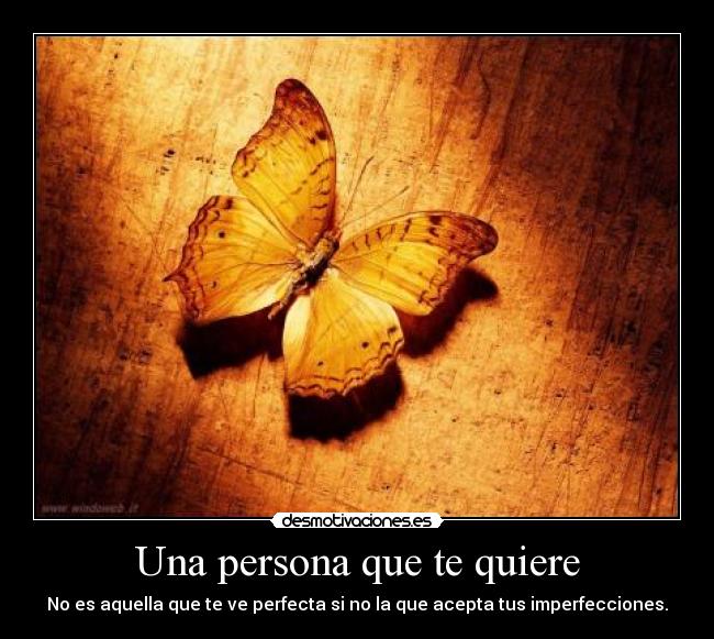 Una persona que te quiere - 