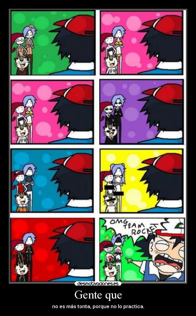 carteles slipkdemon intruders pokemon ash equipo team rocket desmotivaciones
