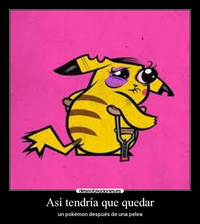 Así tendría que quedar -