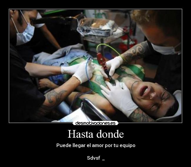 Hasta donde -