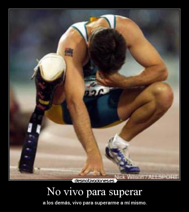 No vivo para superar - 