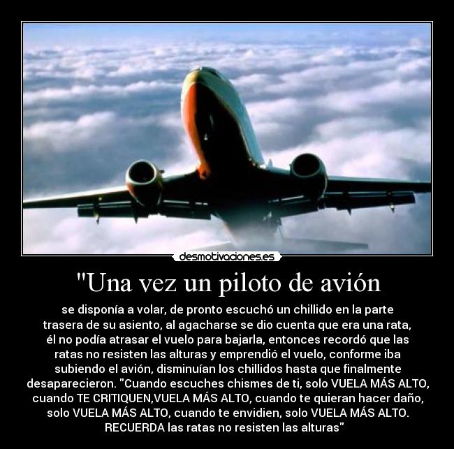 carteles vuela avion reflexion amor desmotivaciones