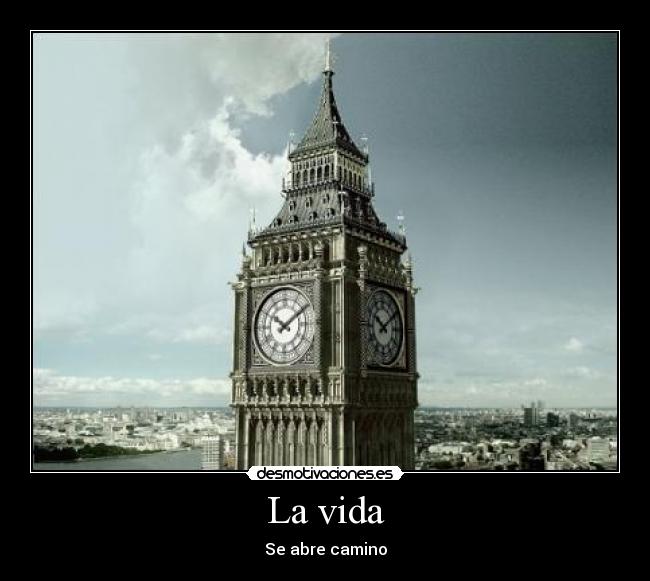 La vida - Se abre camino