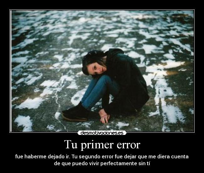 Tu primer error -