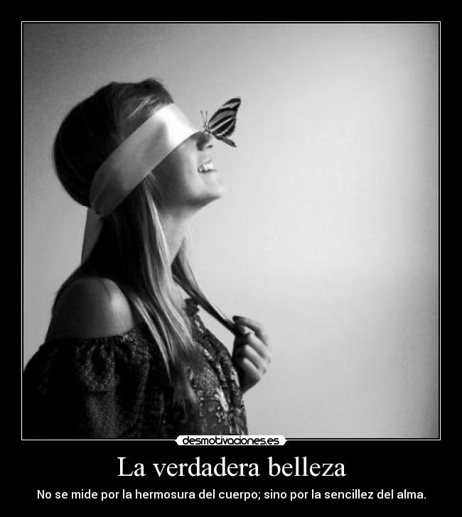La verdadera belleza -