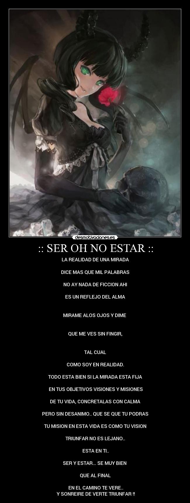 :: SER OH NO ESTAR :: -