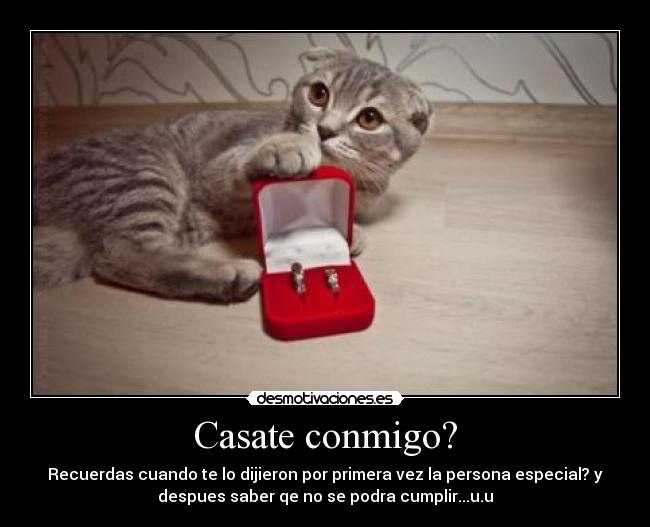 Casate conmigo? - 