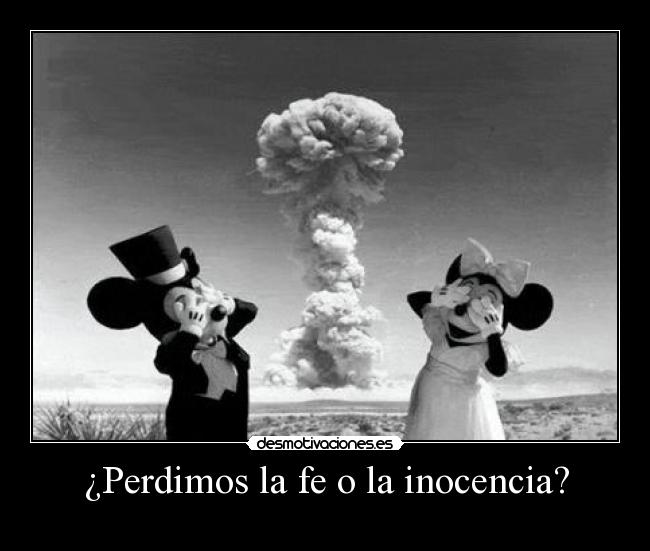 ¿Perdimos la fe o la inocencia? -