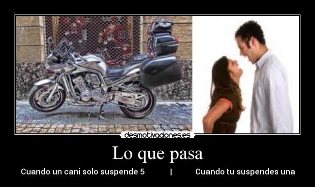 Lo que pasa - Cuando un cani solo suspende 5 | Cuando tu suspendes una