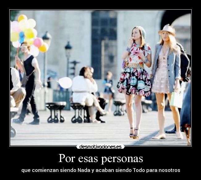 Por esas personas - 