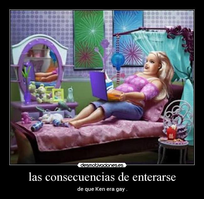 las consecuencias de enterarse - de que Ken era gay .