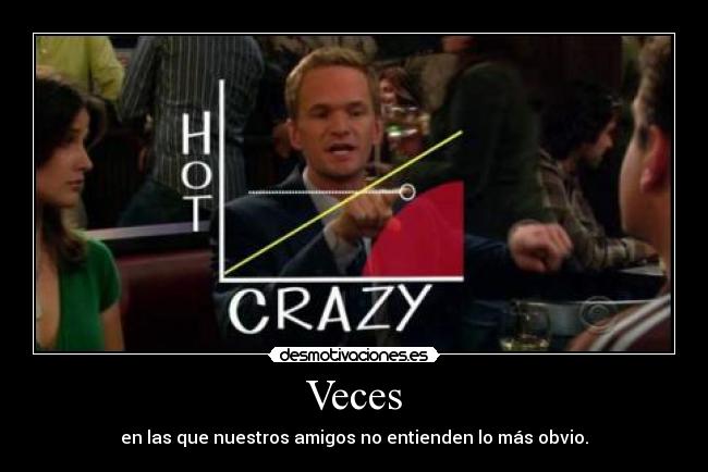 Veces - en las que nuestros amigos no entienden lo más obvio.