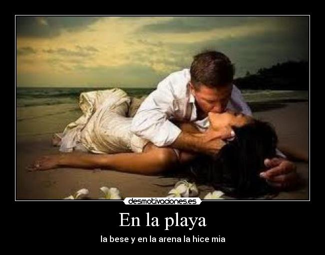 En la playa - 