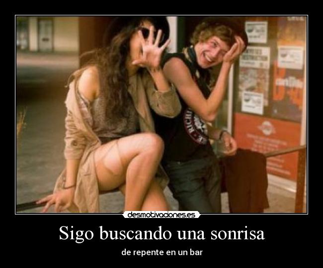 Sigo buscando una sonrisa -