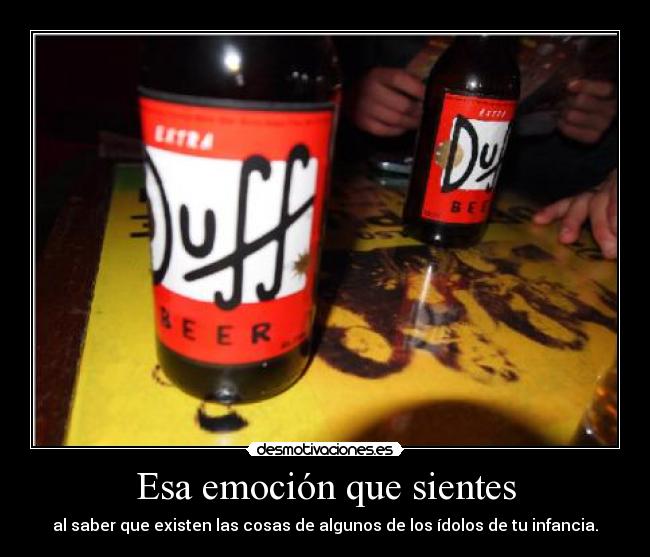 Esa emoción que sientes - al saber que existen las cosas de algunos de los ídolos de tu infancia.