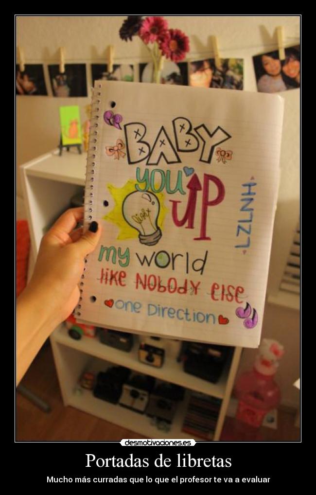 Portadas de libretas - Mucho más curradas que lo que el profesor te va a evaluar