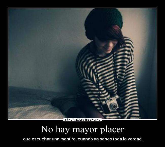 No hay mayor placer - 