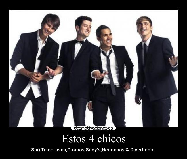 Estos 4 chicos -