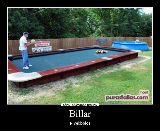 Billar - Nivel:bolos