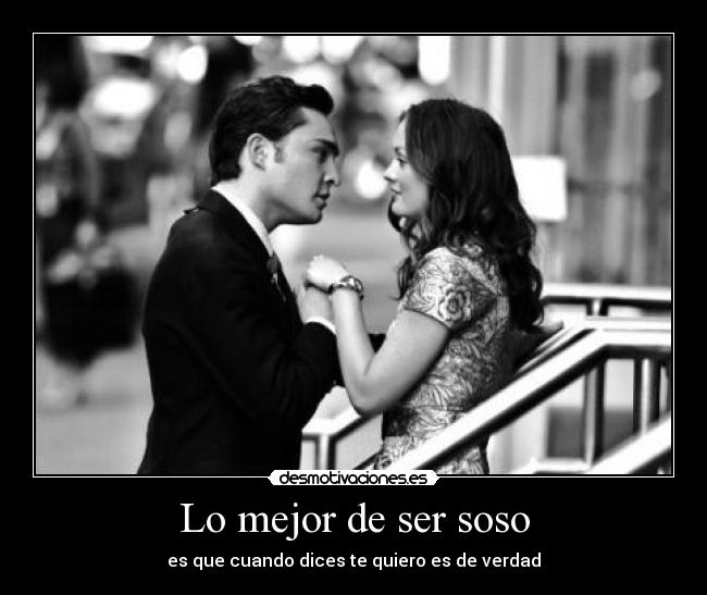 Lo mejor de ser soso - 