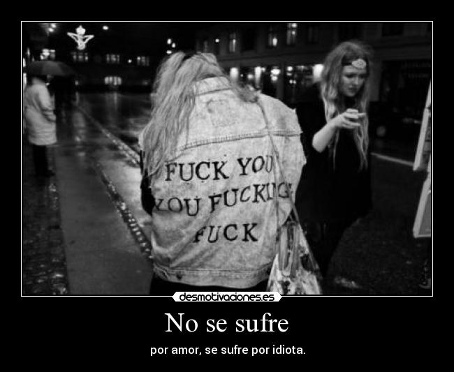 No se sufre - 