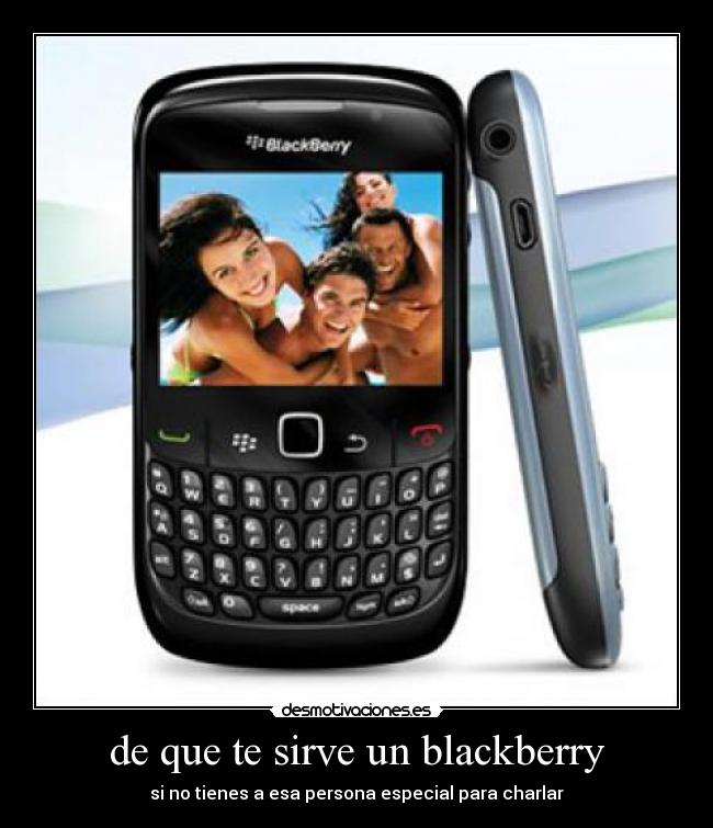 de que te sirve un blackberry -