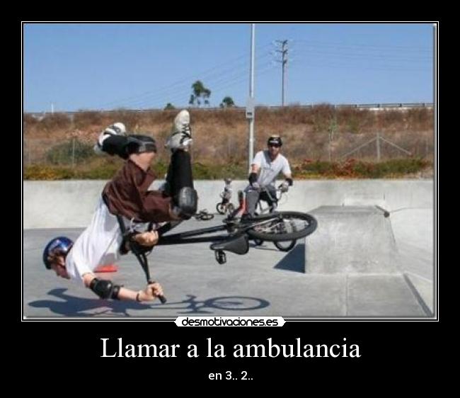 Llamar a la ambulancia - en 3.. 2..