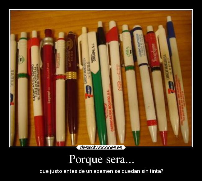 Porque sera... -