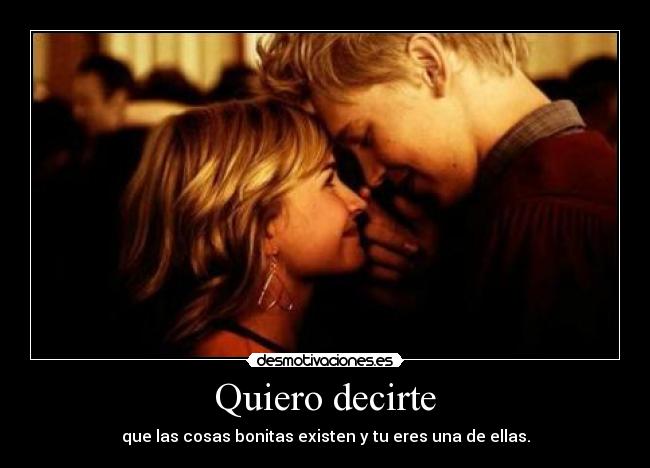 Quiero decirte - 