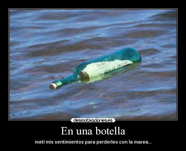 carteles una botella desmotivaciones