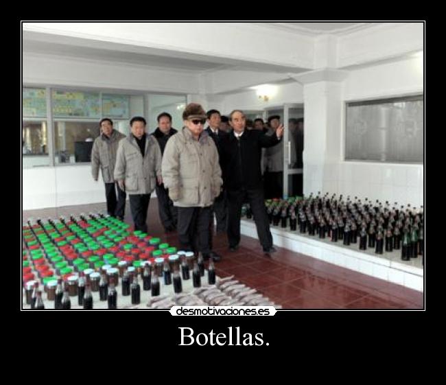 Botellas. - 