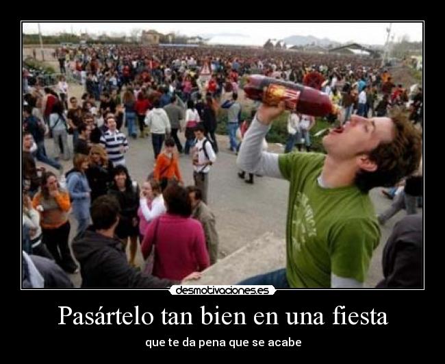 Pasártelo tan bien en una fiesta - 