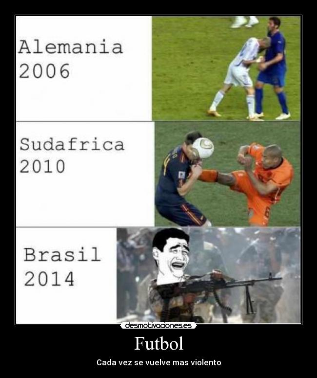 Futbol - Cada vez se vuelve mas violento