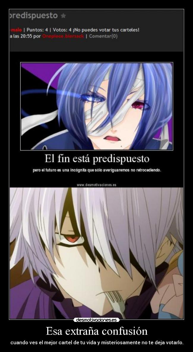 carteles pandora hearts xerxes break harukaze desmotivaciones