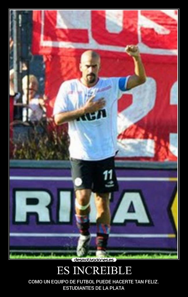 ES INCREIBLE - COMO UN EQUIPO DE FUTBOL PUEDE HACERTE TAN FELIZ.
ESTUDIANTES DE LA PLATA ♥