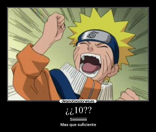 ¿¿10?? - Siiiiiiiiiiiiiii
Mas que suficiente