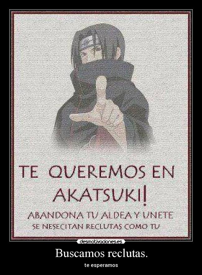 carteles anime manga naruto otaku desmotivaciones
