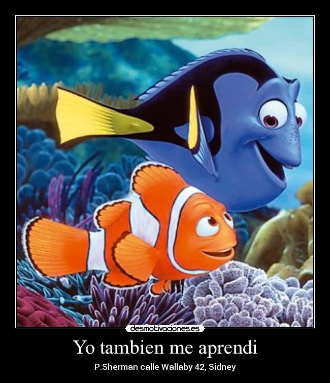 Yo tambien me aprendi - P.Sherman calle Wallaby 42, Sidney