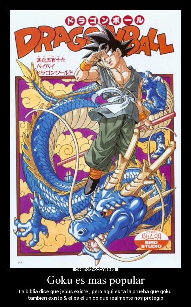 Goku es mas popular - 