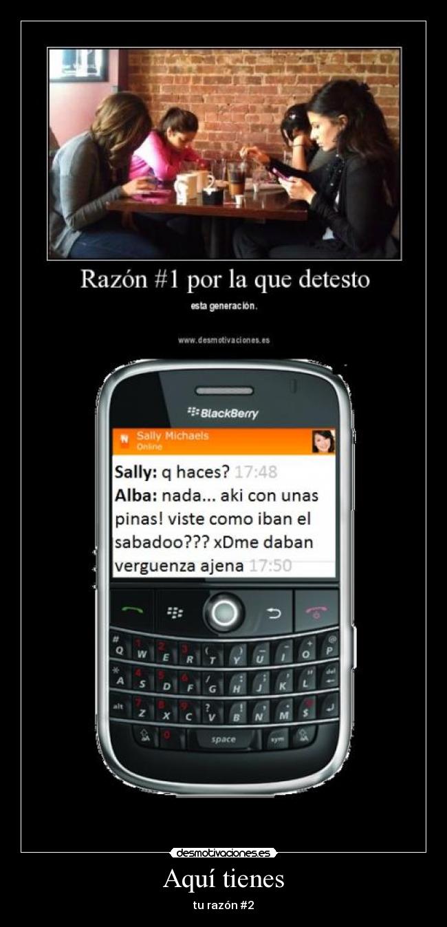 Aquí tienes - tu razón #2