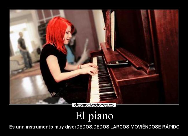 El piano -