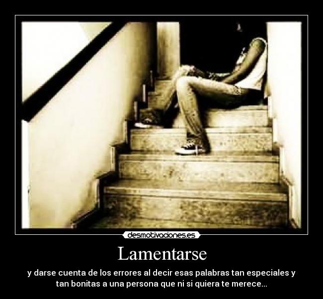Lamentarse - 