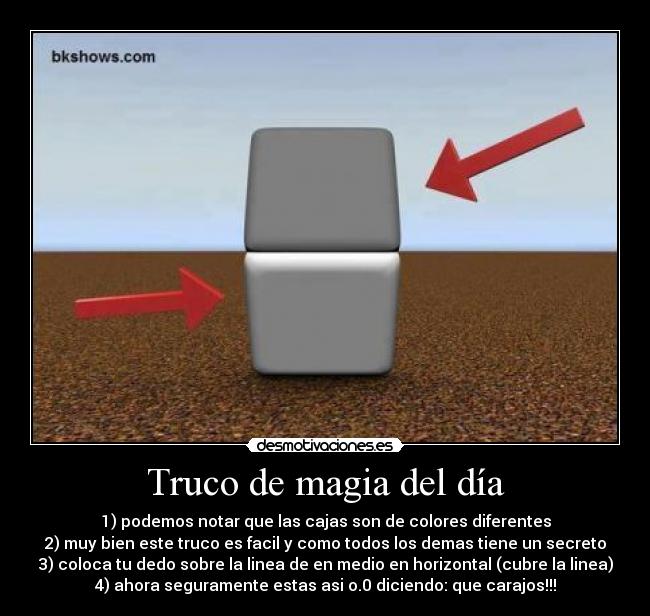Truco de magia del día -