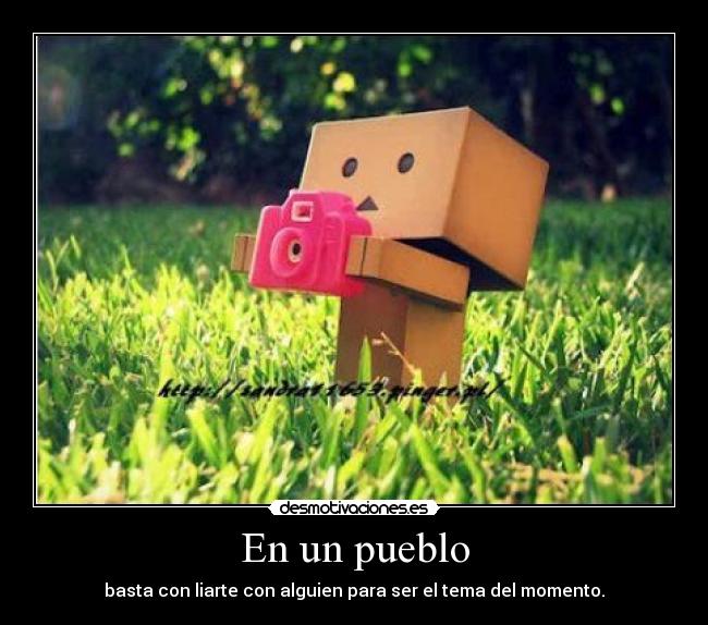 En un pueblo -