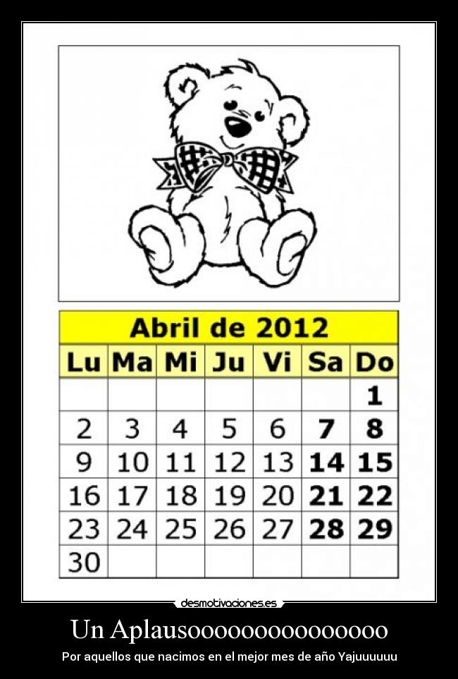 Un Aplausooooooooooooooo -