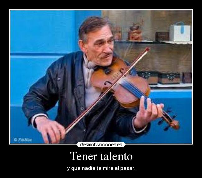Tener talento - 
