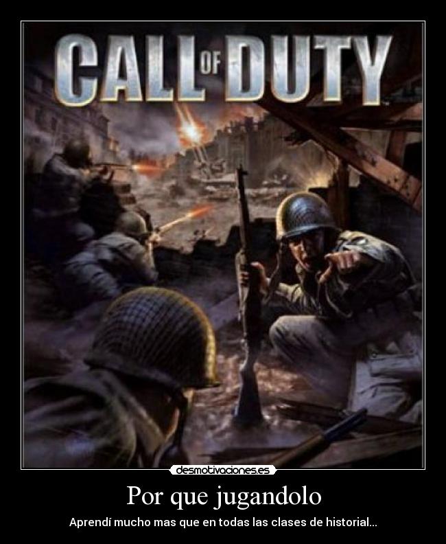 Por que jugandolo - Aprendí mucho mas que en todas las clases de historial...