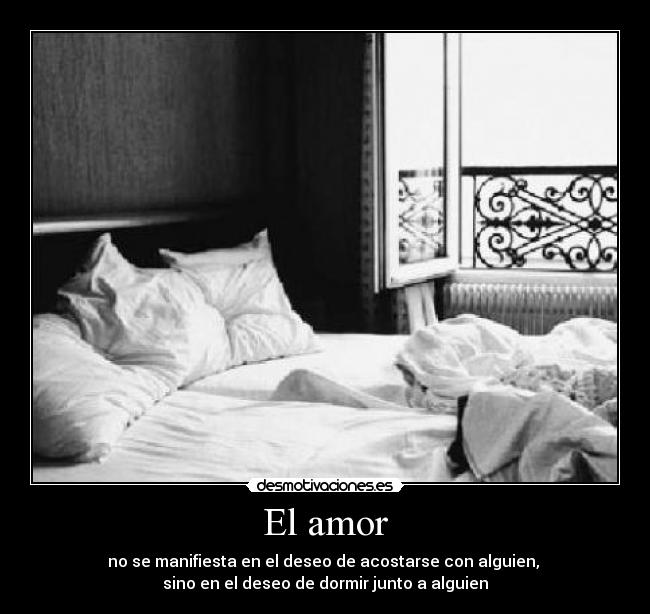 carteles amor dormir junto ati desmotivaciones